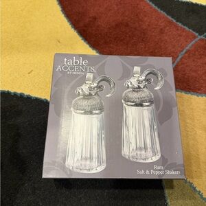 Table Accents Ram Salt & Pepper Shakers